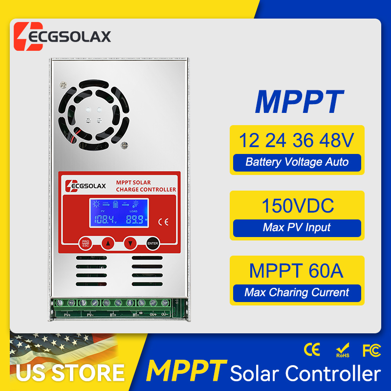 ECGSOLAX 60A MPPT Solar Charge - Drone Solar Charger review and price
