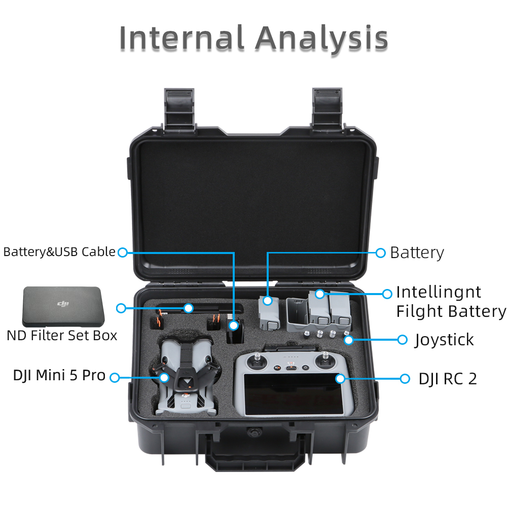 Case For DJI Mini 5 Pro Explos - Drone Carrying Case review and price