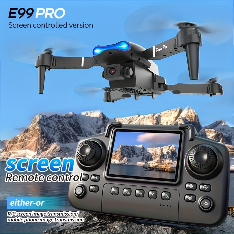 E99 PRO MAX Foldable Drone wit - Drone Controller Screen review and price