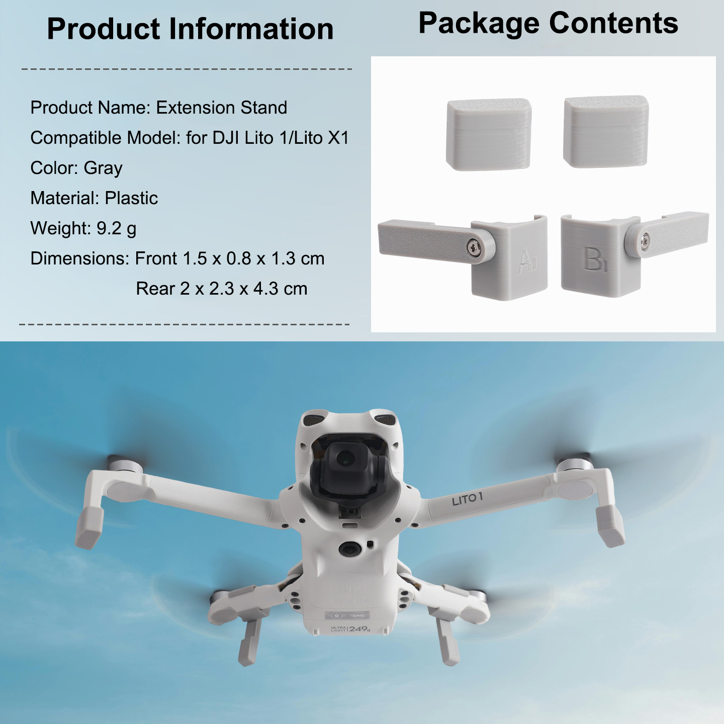 Landing Gear Extender for DJI  - Drone Propeller Holder review and price