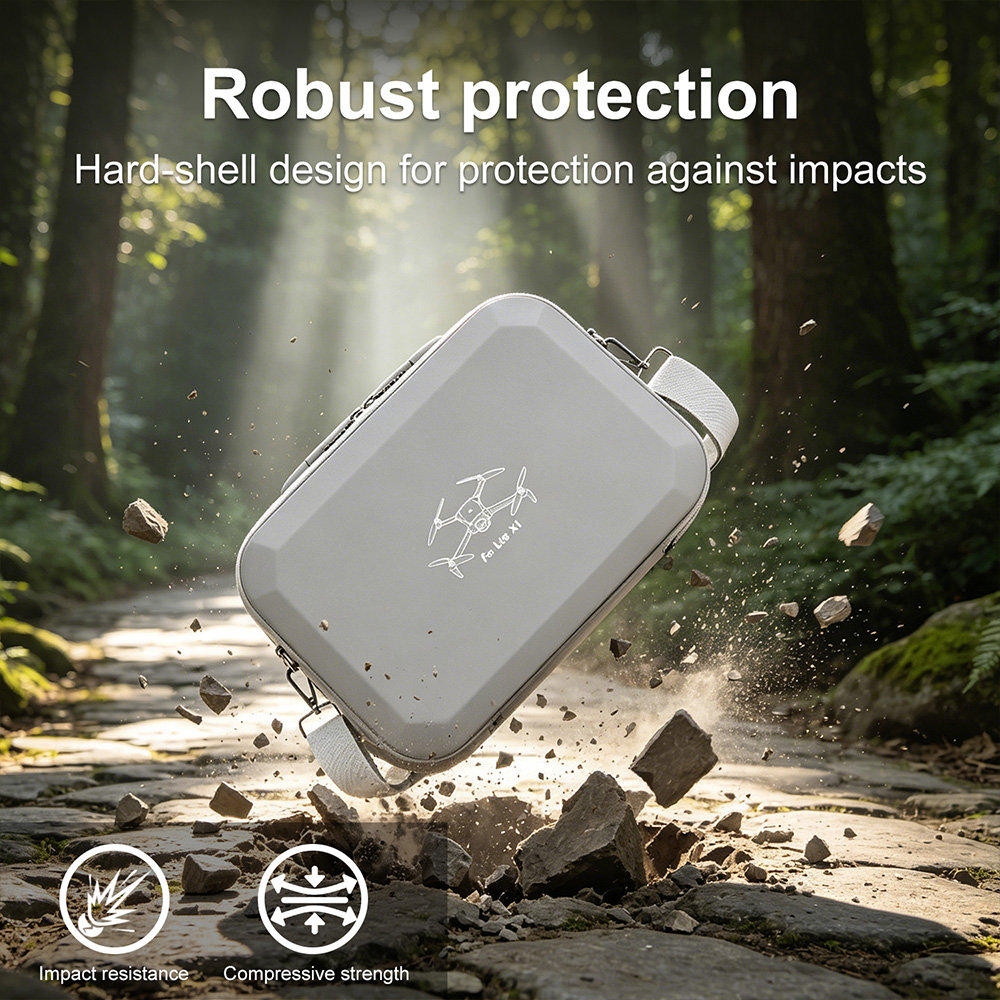 XFJI PU Leather Hard Shell Sho - Drone Carrying Case review and price